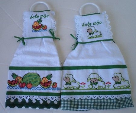 Bate mão bordado