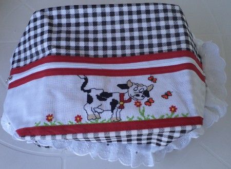 Guarda pão quadriculado